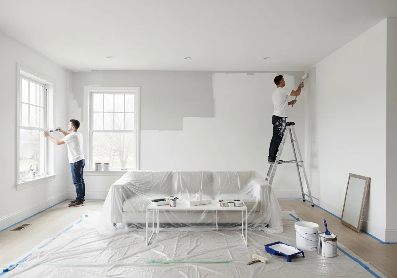Painting service by ELM Construction PDX in Lake Oswego